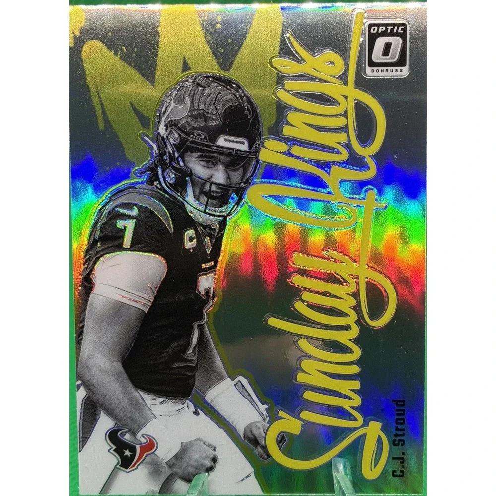 C.J. Stroud 🔥 2024 Donruss Optic Sunday Kings Prizm #12 Texans 🏈 - CASE HIT💥
